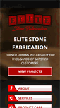 Mobile Screenshot of elitestonefabrication.com